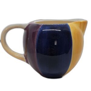 Salute Hand Paint Collection Pitcher Wide Striped Replacement Vintage
